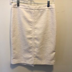 White pencil skirt